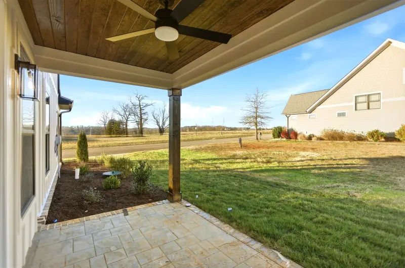 Covered patio