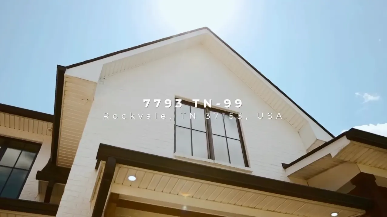 Cinematic listing film, pool home